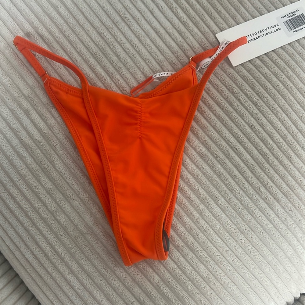 Orange bikini bottom